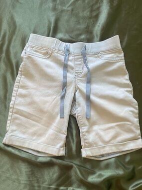 Casual Light blue Drawstring Shorts